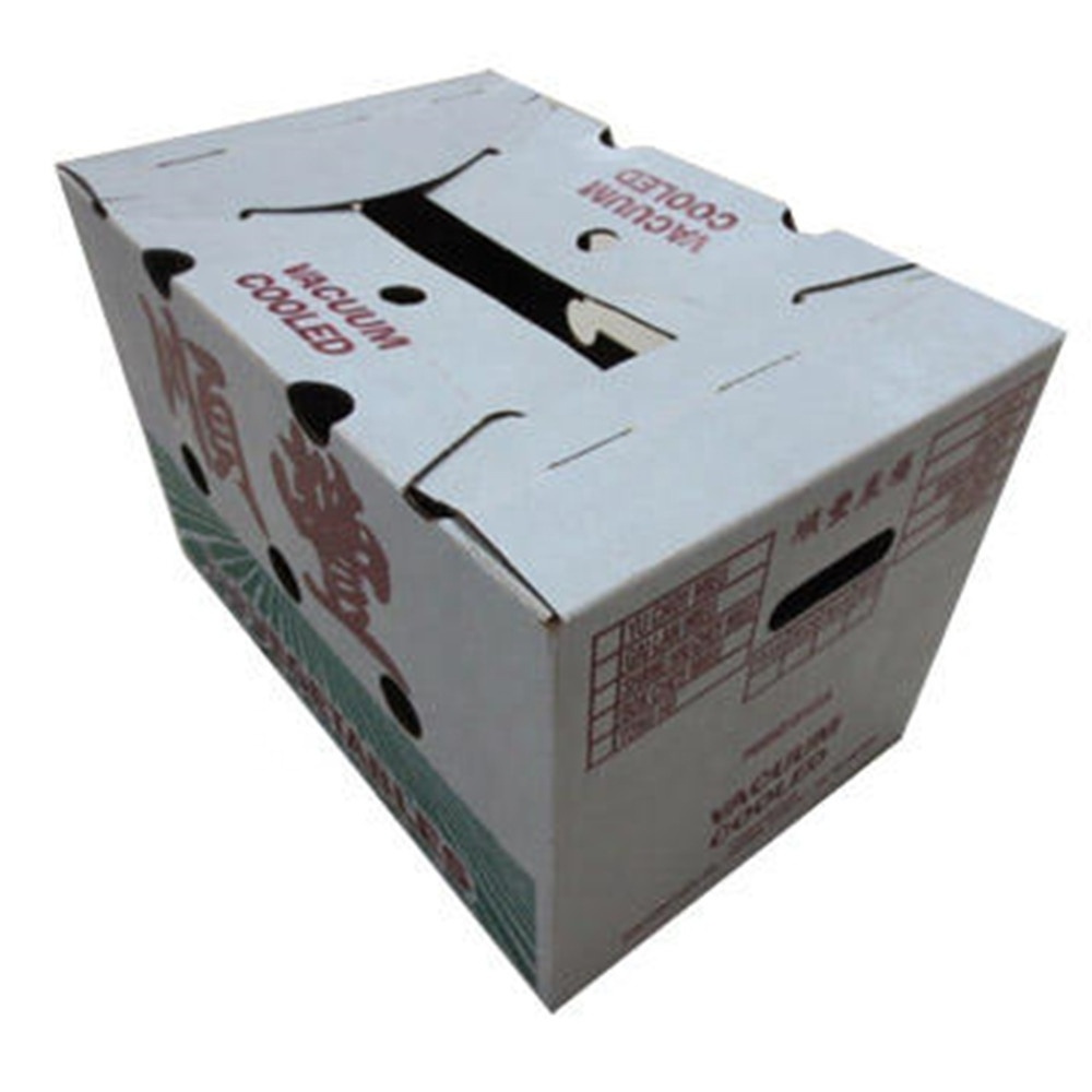 Carton box for vegetable with Waxed very strong and  waterproof