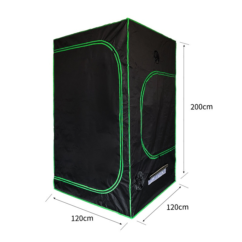 Customizable Indoor Hydroponic grow tent Kit 120x120x200 Plant Grow Tent, 600D Grow Tent 4x4 Complete Kit