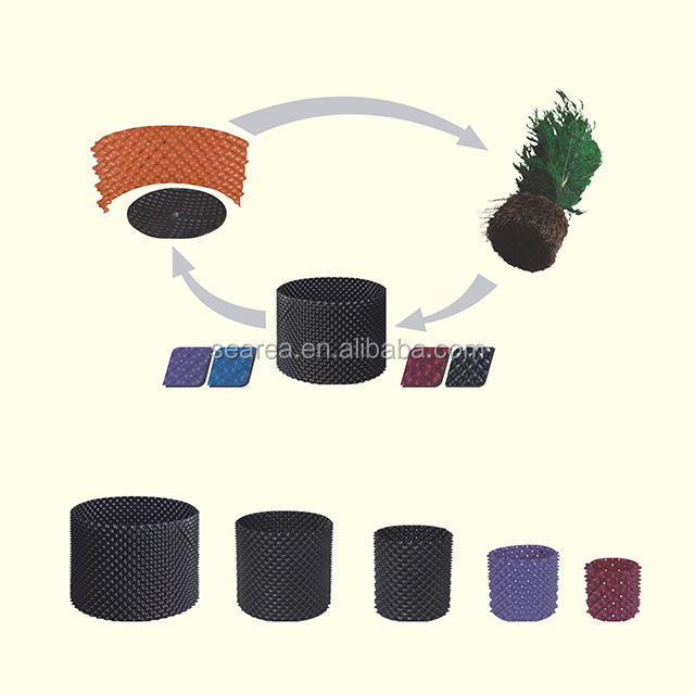 Reusebale Eco-friendly Plastic Nursery Air Pruning Pots For Plant Root Control