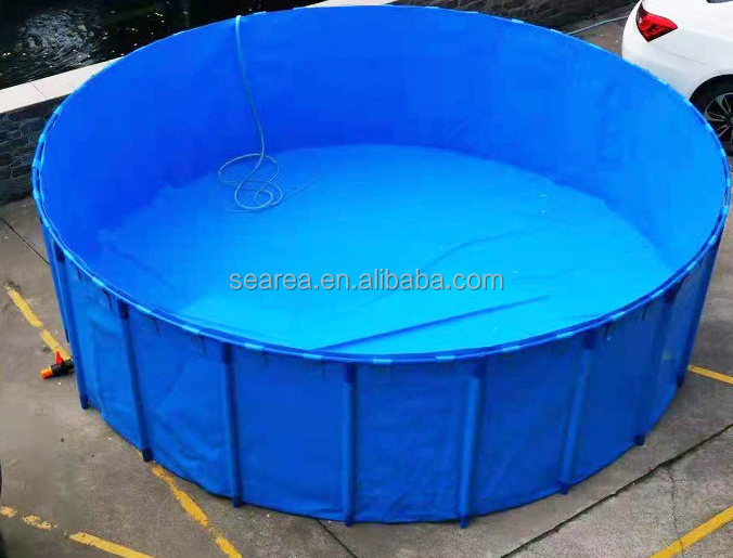 Searea Super quality aquaculture fish tanks above ground fish pond