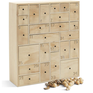 custom DIY Wooden Advent Calendar with Drawers