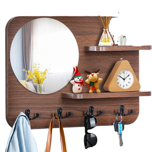 Wall & Display Shelves Coat Rack with Shelf for Storage and Display