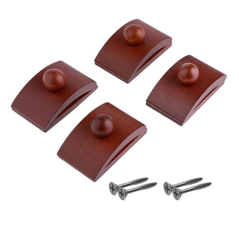 Wooden Quilt Wall Hangers 4 Large Clips and Screws for Wall Hangings Tapestry Hangers/Quilt Hangers for Wall hangings