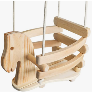 custom Wooden Horse Swing Hanging Indoor Swing for KidsToddler Baby Swing for Indoor Playground or Outdoor Play