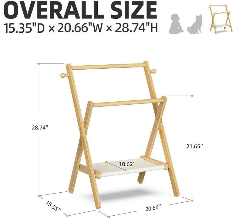 Baby Clothing Rack for Baby Shower Pets Dolls, Clothes Rack with Storage Shelf, Pets Garment Organizer Toddler Mini Closet Rack