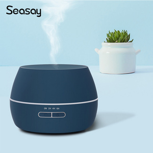 Navy Blue 300ml Air Humidifiers Fragance Diffusers Ultrasonic Scent Diffuser Machine