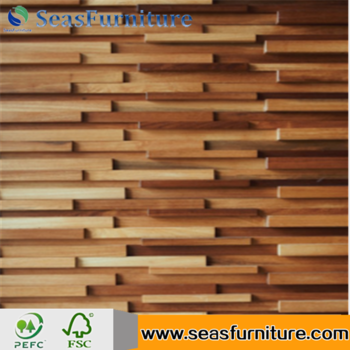 cheap 3d wall panel wallpaper 100% Solid Wood On Sale