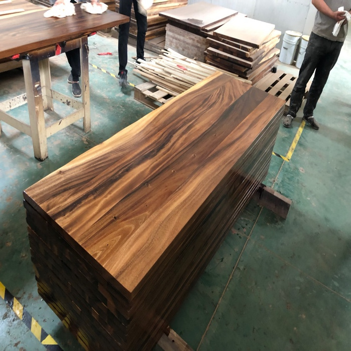 2023 Newest Factory Sell Natural Solid Wood Countertop 100% Solid Wood