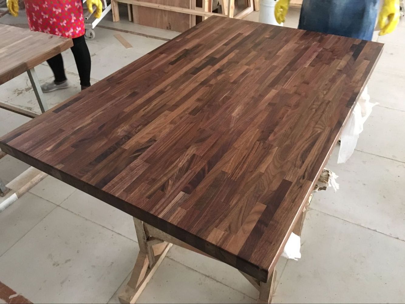 2023 Newest Customized edge grain butcher block kitchen countertop of Bottom Price 100% Solid Wood 100% Solid Wood 2023 design