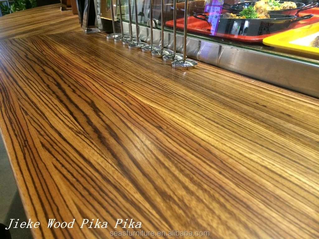 Factory sell Wood Table Tops kitchen countertops wood kitchen island tops 100% Solid Wood