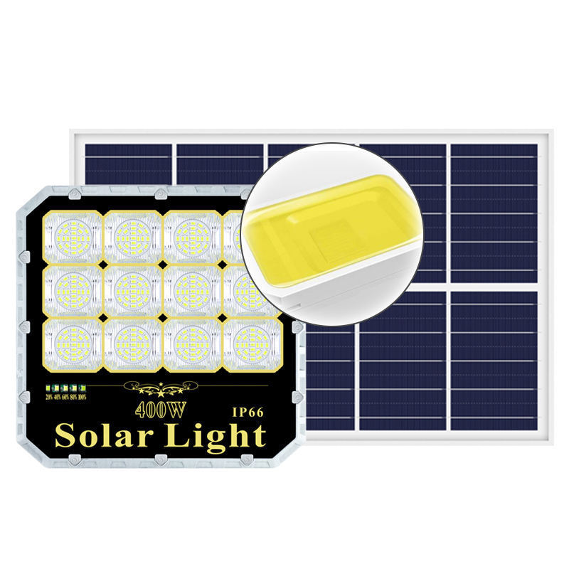 IP66 Solar LED Flood Lights Professional 300w Stadium Outdoor Use On Off Switch Remote Control Waterproof