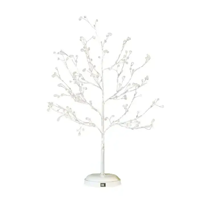 Wholesales Price Tree Lamp with Touch Switch Battery USB Powered Copper Wire Cold White Light for Bedrooms, Offices, Bookshelves