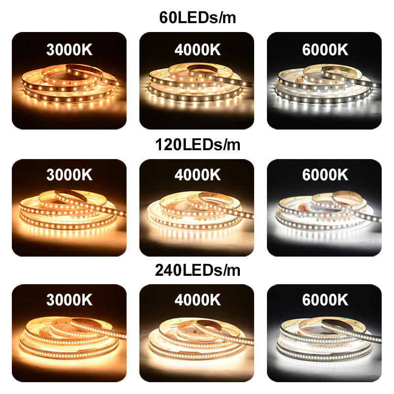 2835 LED Strip Light CE Rohs 5 Year Warranty Indoor Outdoor Office Home Landscape LED Tape Light LED Strip Light