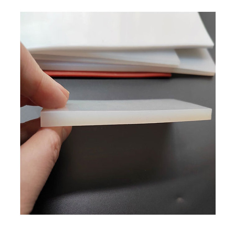 high transparent good elasticity natural silicone rubber sheet roll clear solid transparent silicone sheet