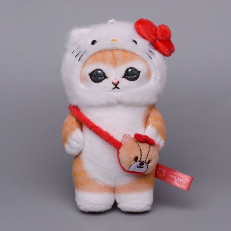 Newest Cute Sanrioed Kulomi pendant plush doll Cinnamon Dog figurine Meletti backpack bag hanging ornaments keychain