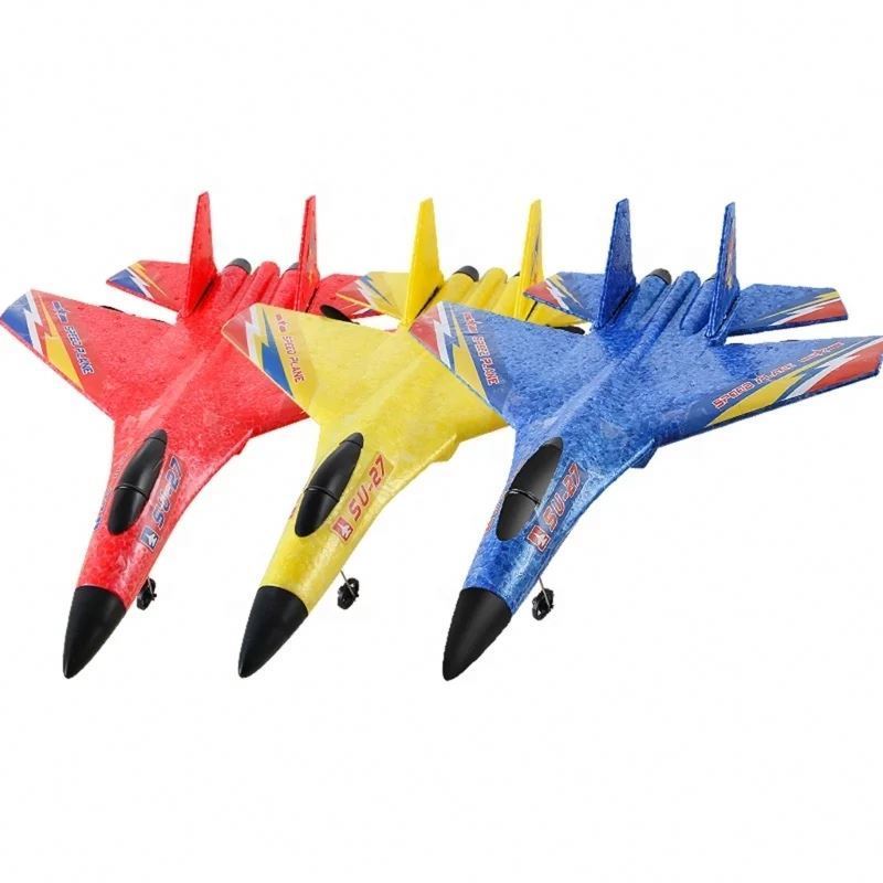 New Rc Airplane Radio Control Rc Aircraft SU 27 Rc Plane Remote Controlled Fighter Model EPP Foam Toys for Children Gift