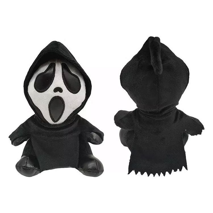 Factory Sell New soft and lovely surprise gifts of Death plush toys sell ghost face plush toys Halloween.