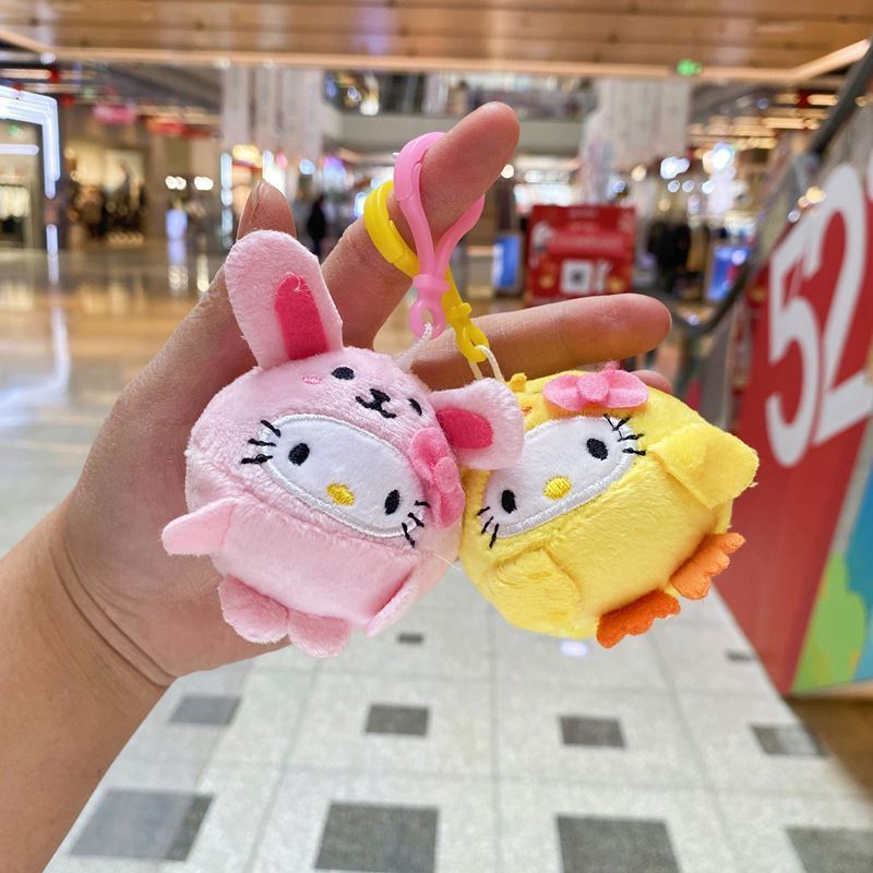 Newest 7CM Kawaii Sanrioed Plush Kitty Plush Anime Cartoon Cute Dolls Plush Toys For Girls Kids Toys Birthday Gift