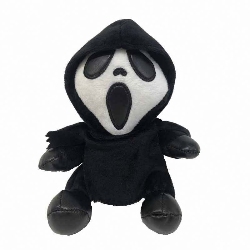 Factory Sell New soft and lovely surprise gifts of Death plush toys sell ghost face plush toys Halloween.