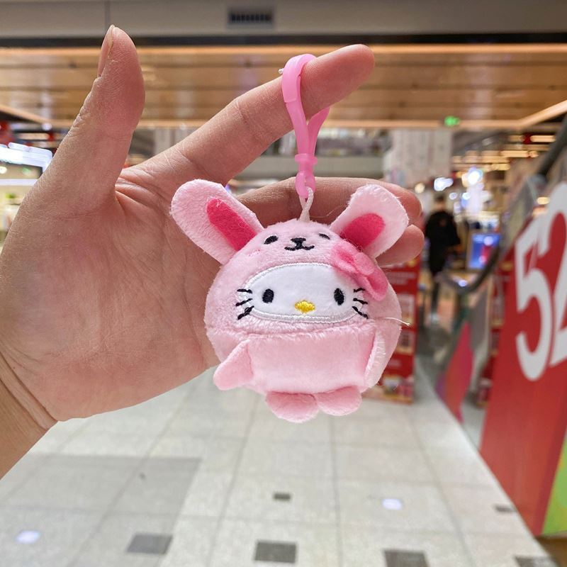 Newest 7CM Kawaii Sanrioed Plush Kitty Plush Anime Cartoon Cute Dolls Plush Toys For Girls Kids Toys Birthday Gift