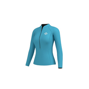 Seaskin Women Men Surf Neoprene Wetsuit Top 2mm Long Sleeve Front Zipper Water Wet Suit Jacket Coat