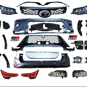 SEASKY Hot Body Kits Auto Parts Front Bumper For  Fortuner  2016 To Fortuner GR Sport Facelift Body Kits  With Lights