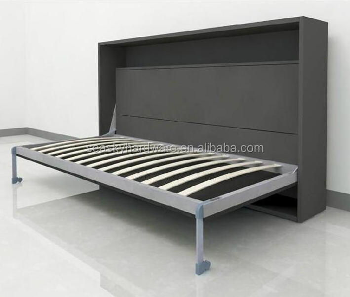 Bedroom Furniture Space Saving Horizontal  Bed  Furniture Wall Folding Bed Murphy Bed