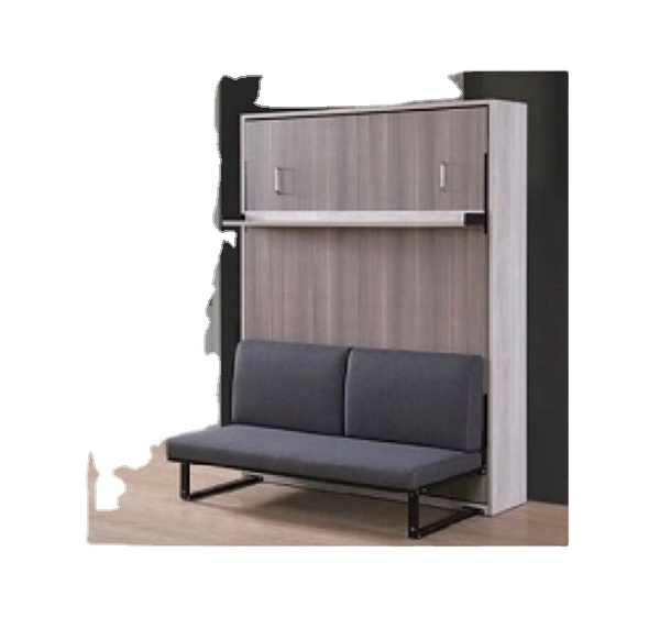 Factory Direct Space Saving Electric Style Vertical Wall Bed Murphy Bed With Sofa And Desk Hardware kits