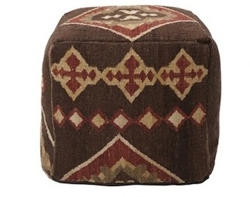 Best price Square Pouffe desk Chair wool kilim Ottoman/stool pouffe