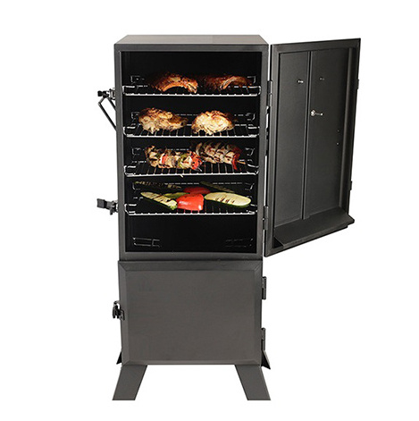 Wholesale Charcoal Vertical Smoker Sausage Meat Oven Easily Assembling SS304 grill hook Outdoor Indoor ODM OEM