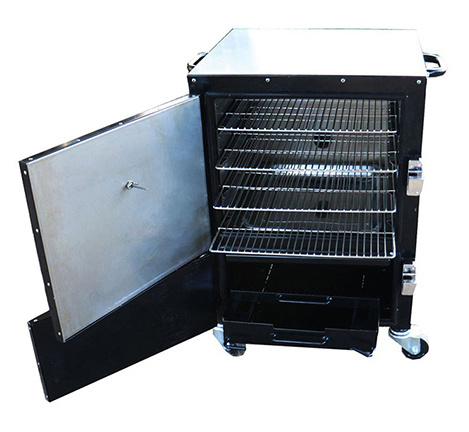 Wholesale Charcoal Vertical Smoker Sausage Meat Oven Easily Assembling SS304 grill hook Outdoor Indoor ODM OEM