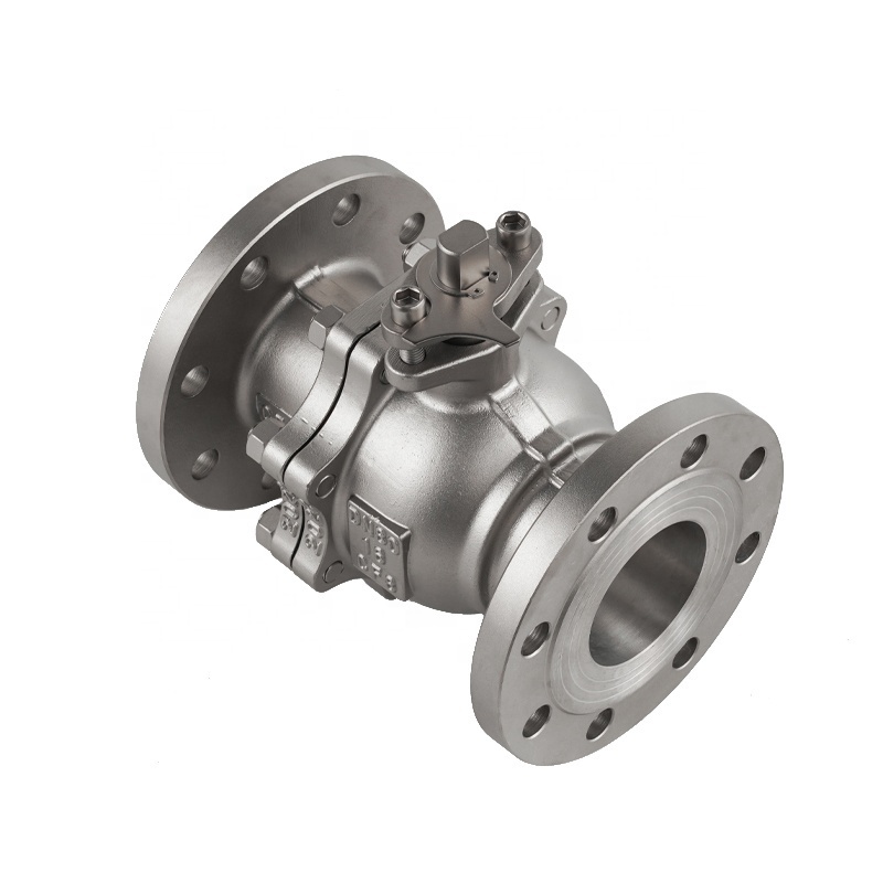 Stainless steel ss cf8m 3 4 6 inch ANSI ASME class 150 JIS 10K Flange ball valve