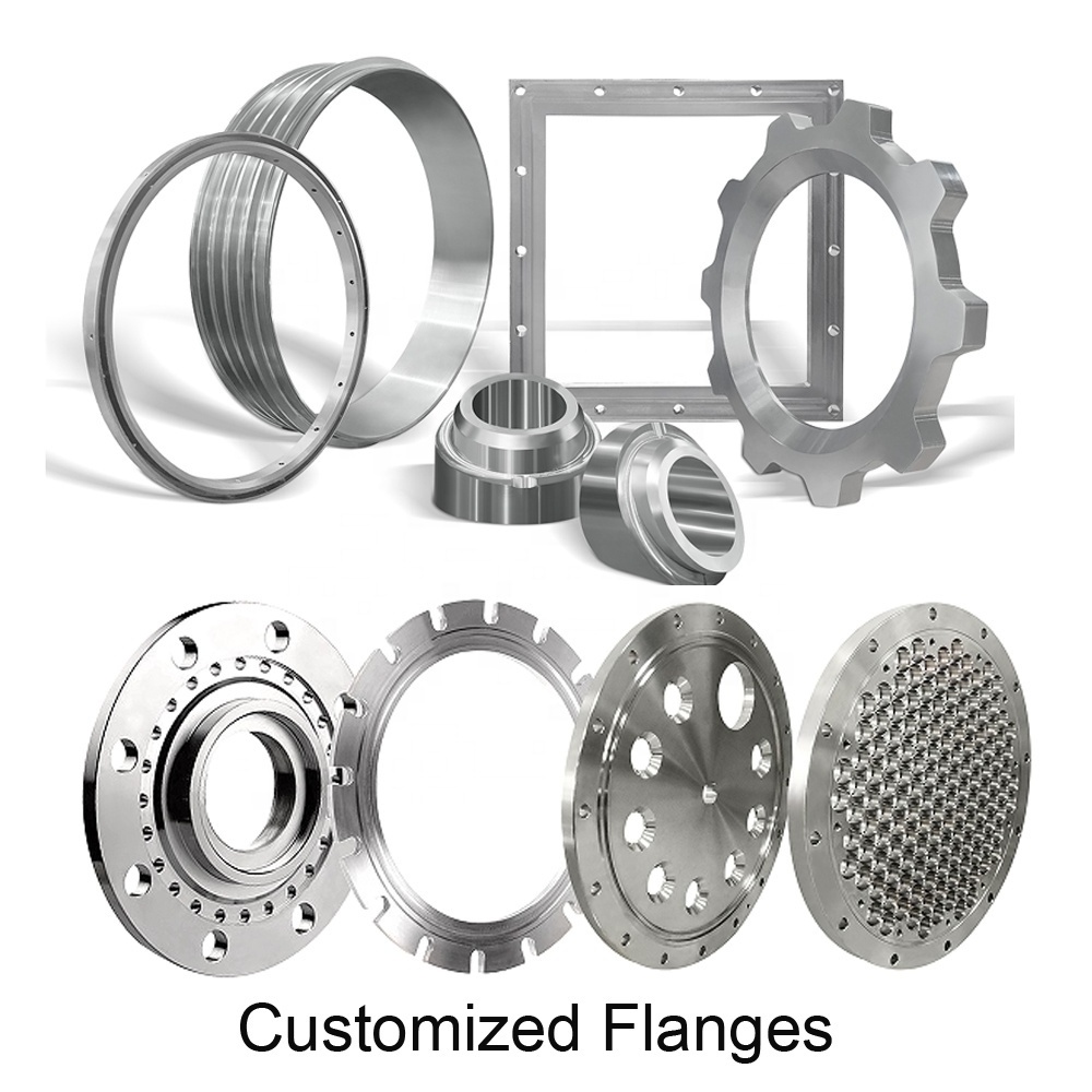 DIN standard raised flange face Screwed steel pipe flanges