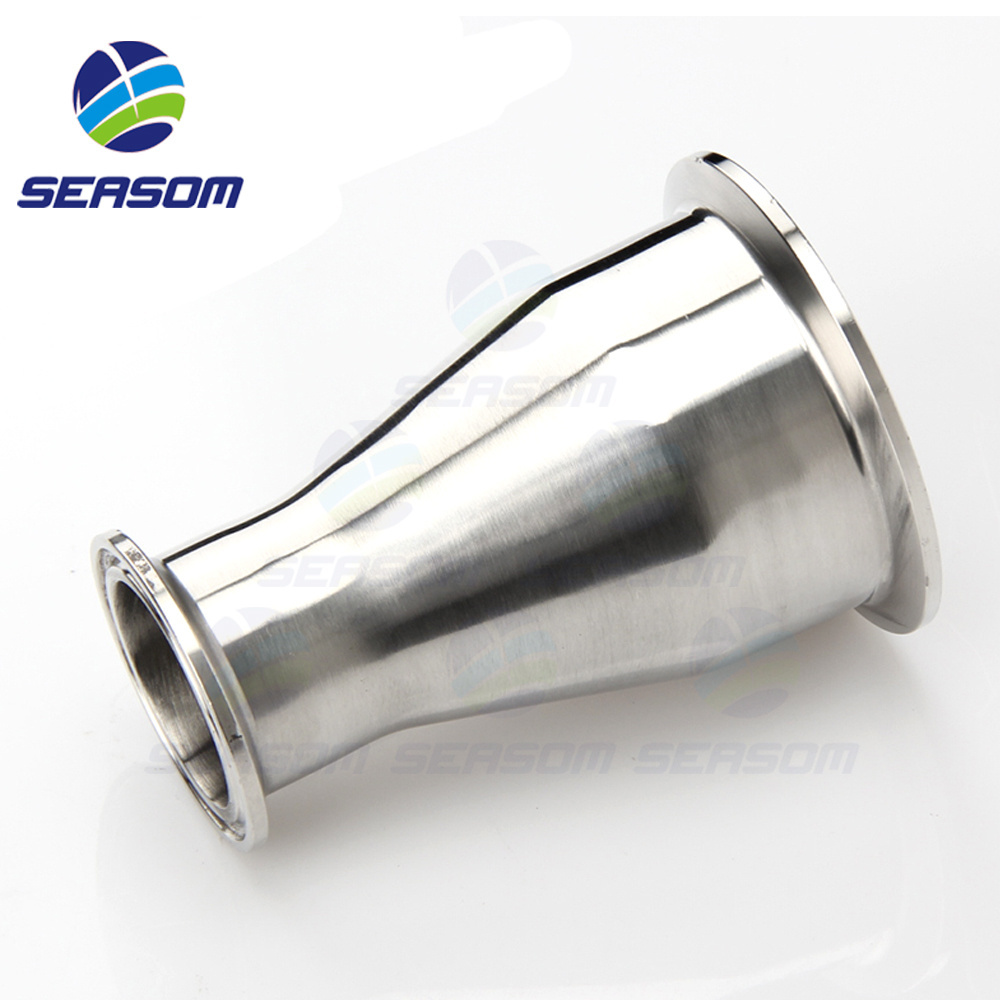 SEASOM Triclamp Clamp End Cap Sanitary Stainless Steel Pipe Fitting Reducer