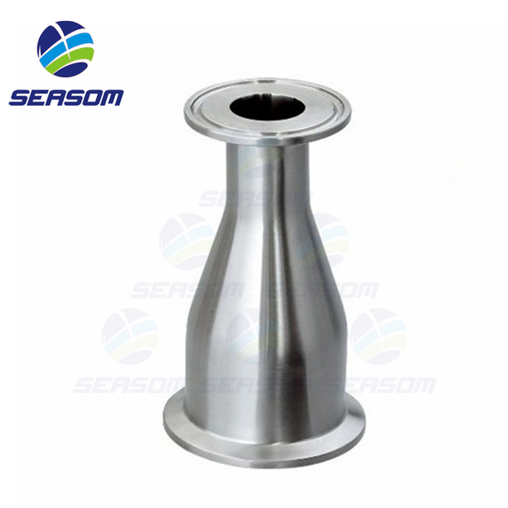 SEASOM Triclamp Clamp End Cap Sanitary Stainless Steel Pipe Fitting Reducer