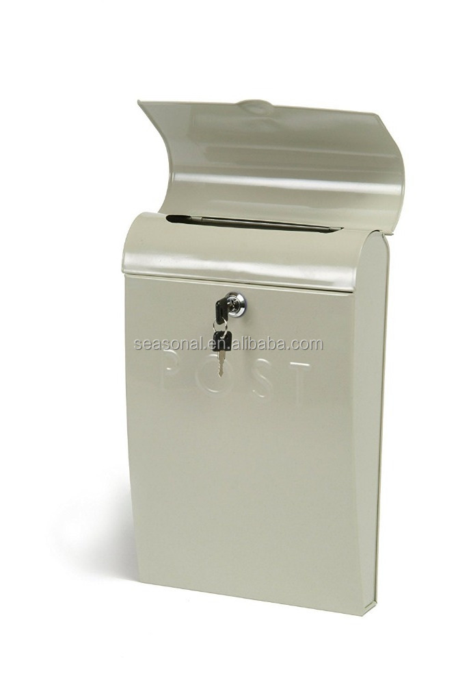 H004 Wall Mounted Outdoor Metal Mail Box Waterproof Post Box