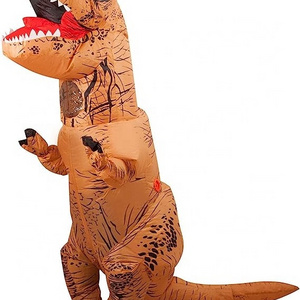 Halloween Adult Inflatable T-rex Dinosaur Party Costume Funny Fancy Dress Mascot T-rex Dino blow up suit Fantastic Suit