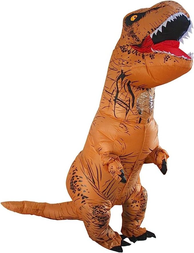 Halloween Adult Inflatable T-rex Dinosaur Party Costume Funny Fancy Dress Mascot T-rex Dino blow up suit Fantastic Suit