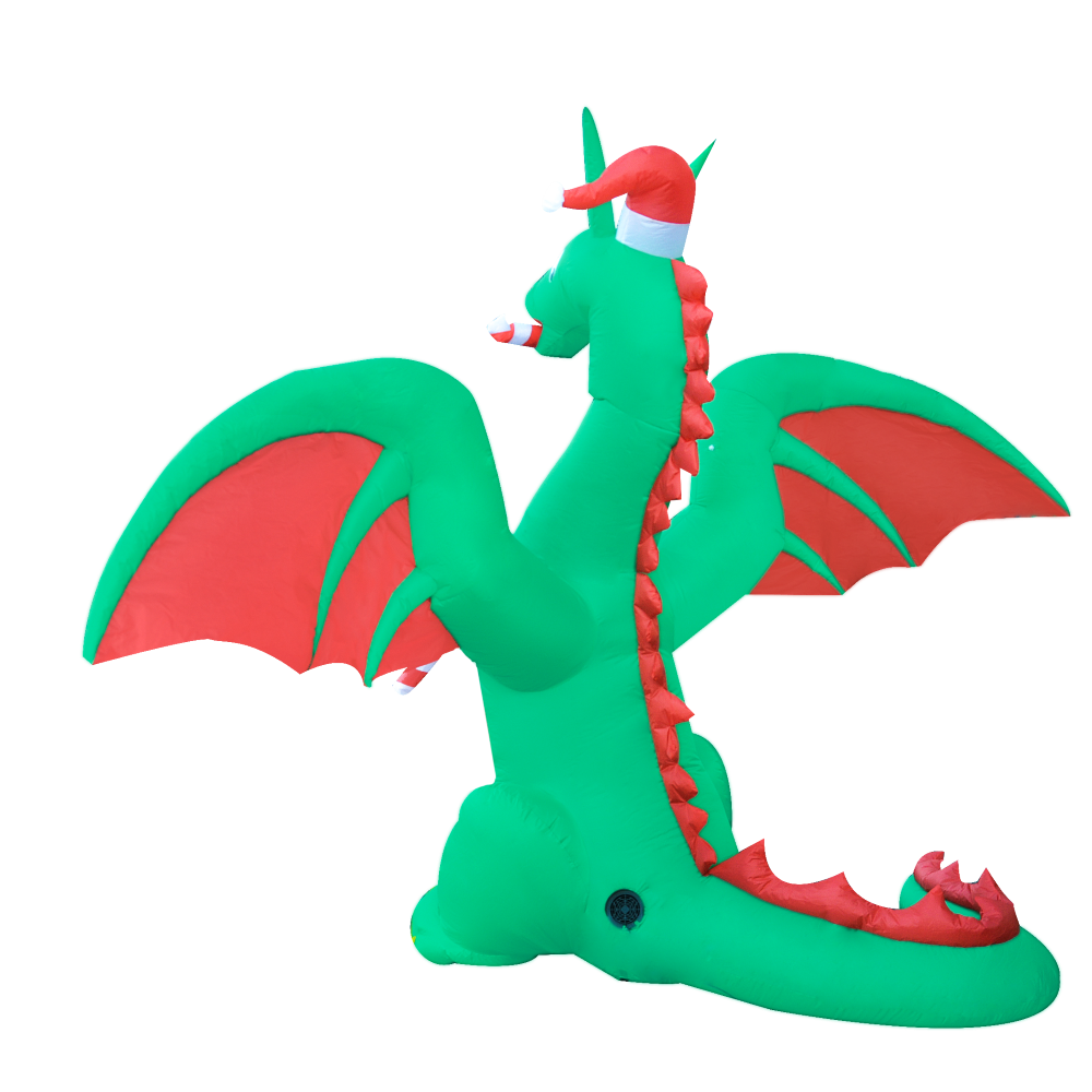 Cute Candy Dragon Dinosaur holiday Inflatables For Family Yard Decorations