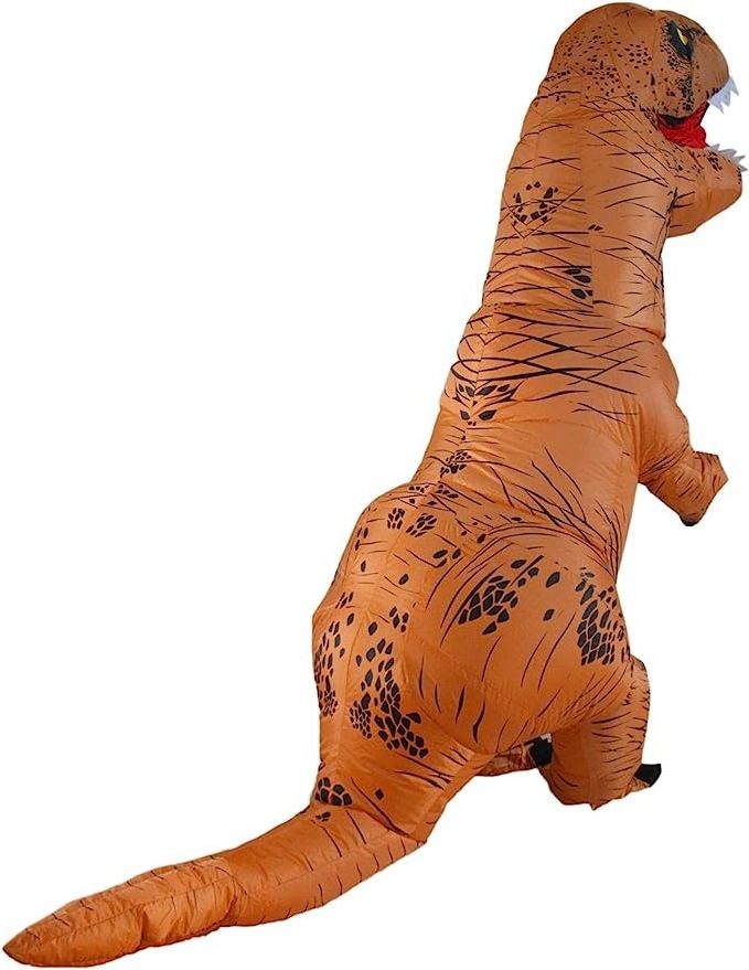 Halloween Adult Inflatable T-rex Dinosaur Party Costume Funny Fancy Dress Mascot T-rex Dino blow up suit Fantastic Suit