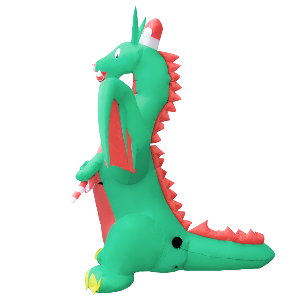 Cute Candy Dragon Dinosaur holiday Inflatables For Family Yard Decorations