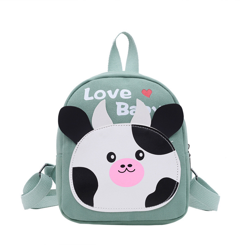 Kindergarten baby cartoon schoolbag new school season boys and girls backpack soft cute canvas backpack