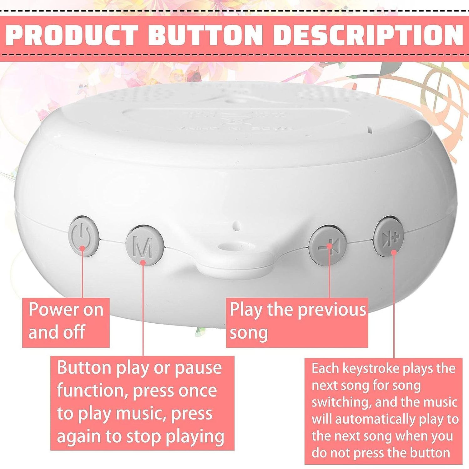 BPA free stocks battery operated rotating custom 35 lullabies bluetooth speaker crib baby mobiles motor spinner music boxes