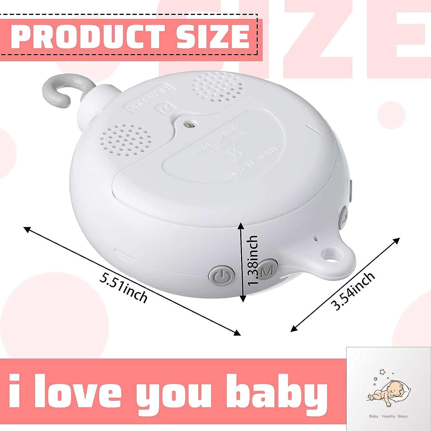 BPA free stocks battery operated rotating custom 35 lullabies bluetooth speaker crib baby mobiles motor spinner music boxes