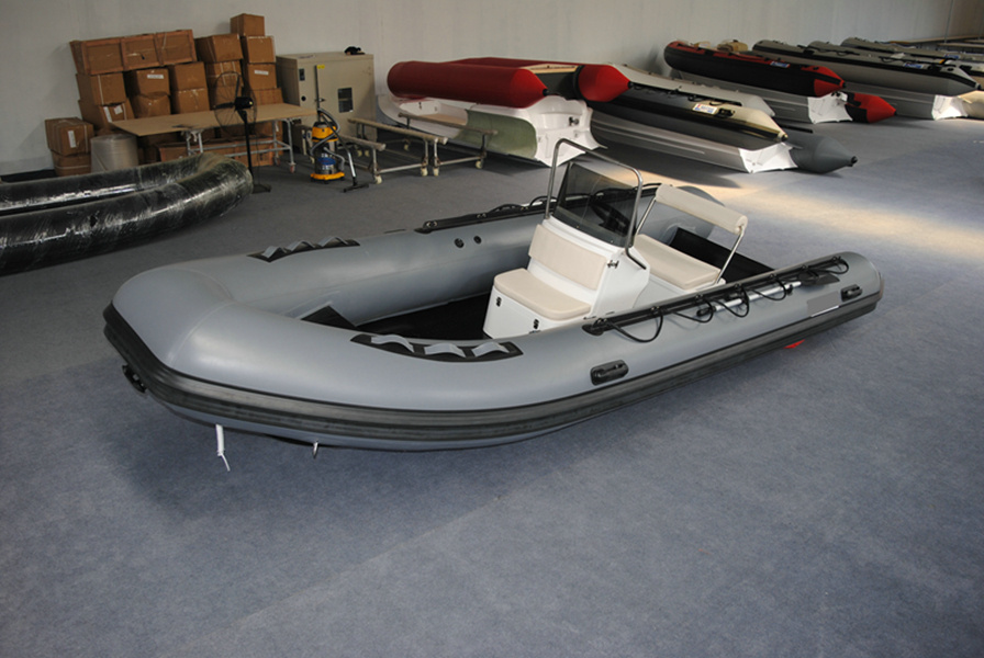 17ft 8 Passengers France Rib Fiberglass Rigid Inflatable Boat with CE for sale