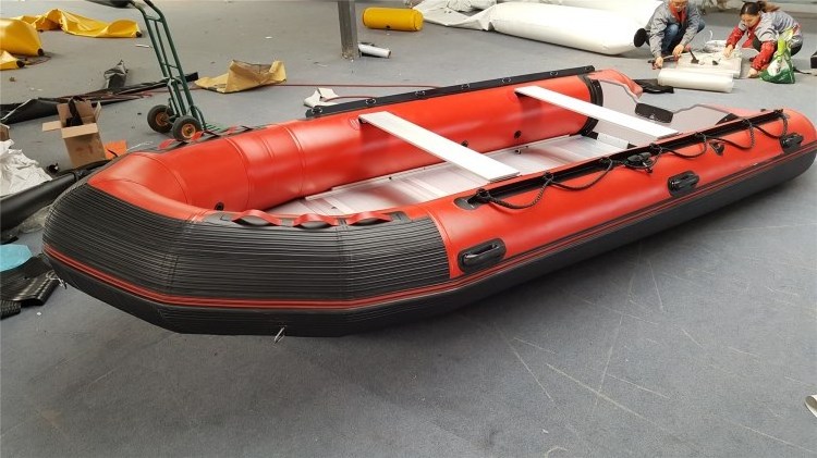 PVC RIB 520 Fiberglass Rowing Fishing Yacht Inflatable Boat Steering Wheel Dinghy Boat