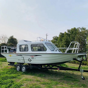 Fashion 19ft 21ft Aluminum Center Console Landing Craft Work Boat For Sale