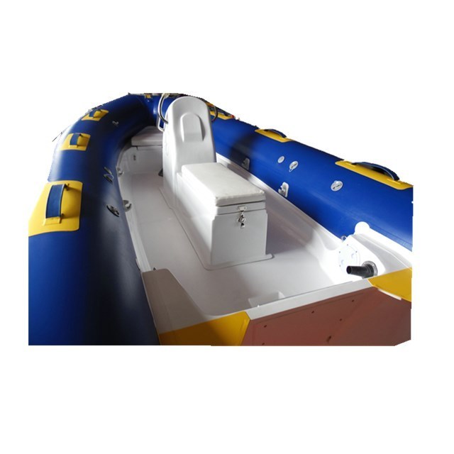 Fiberglass Inflatable Dive Luxury Rib Boats With Soft Cushion