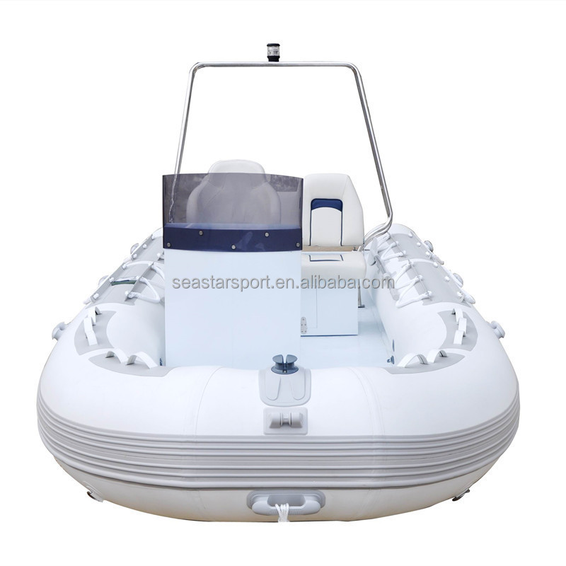 Dinghy  RIB 500 Boat Hypalon PVC Folding Aluminum bottom  RIB Boat Tender Boat for sale