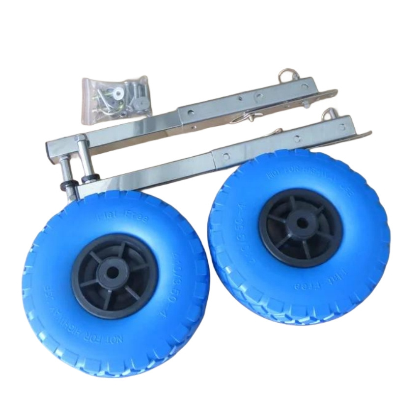 2023 hot sale C style Transom Wheels inflatable boat transportation